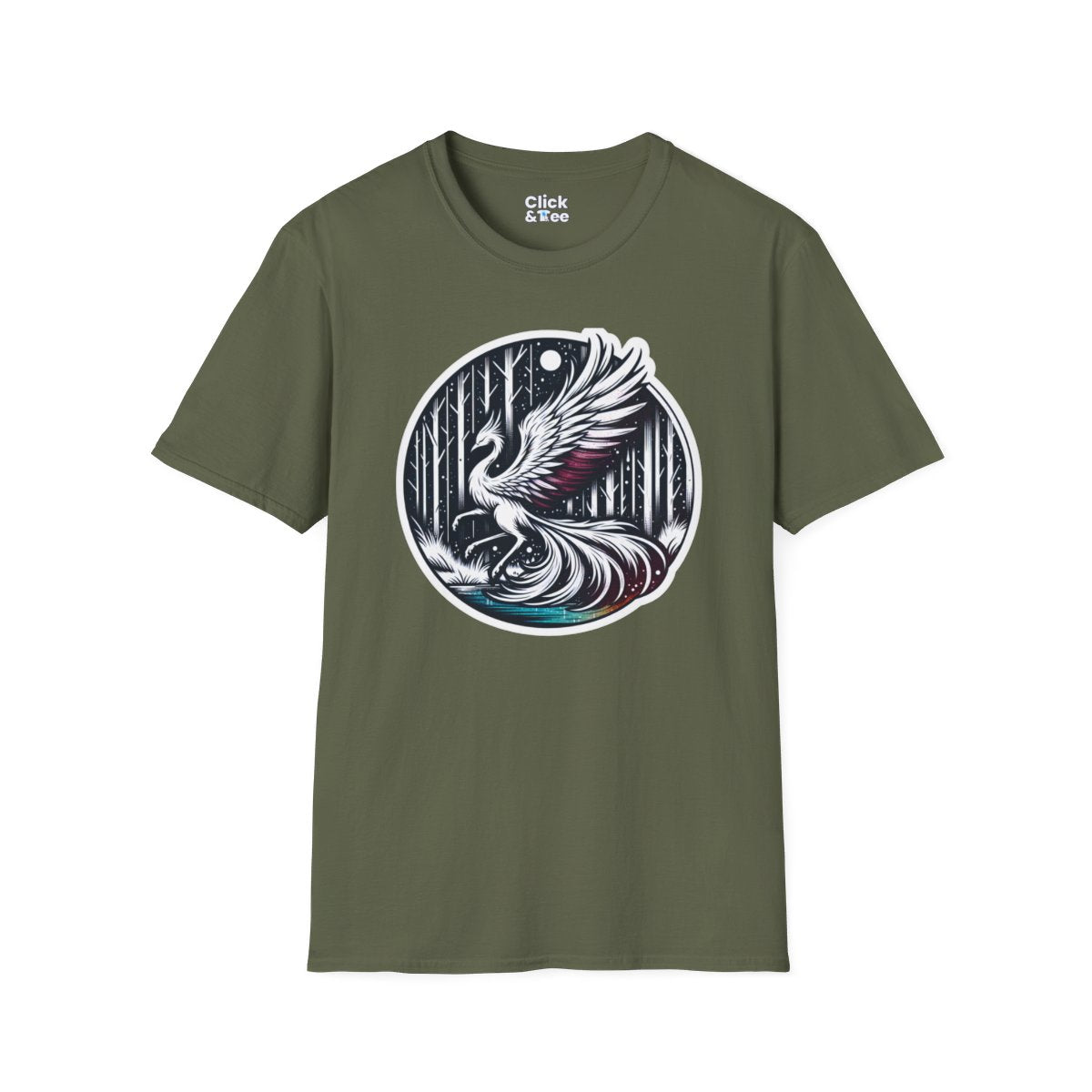 Color SplatterPhoenix Unique T-Shirt Image 11
