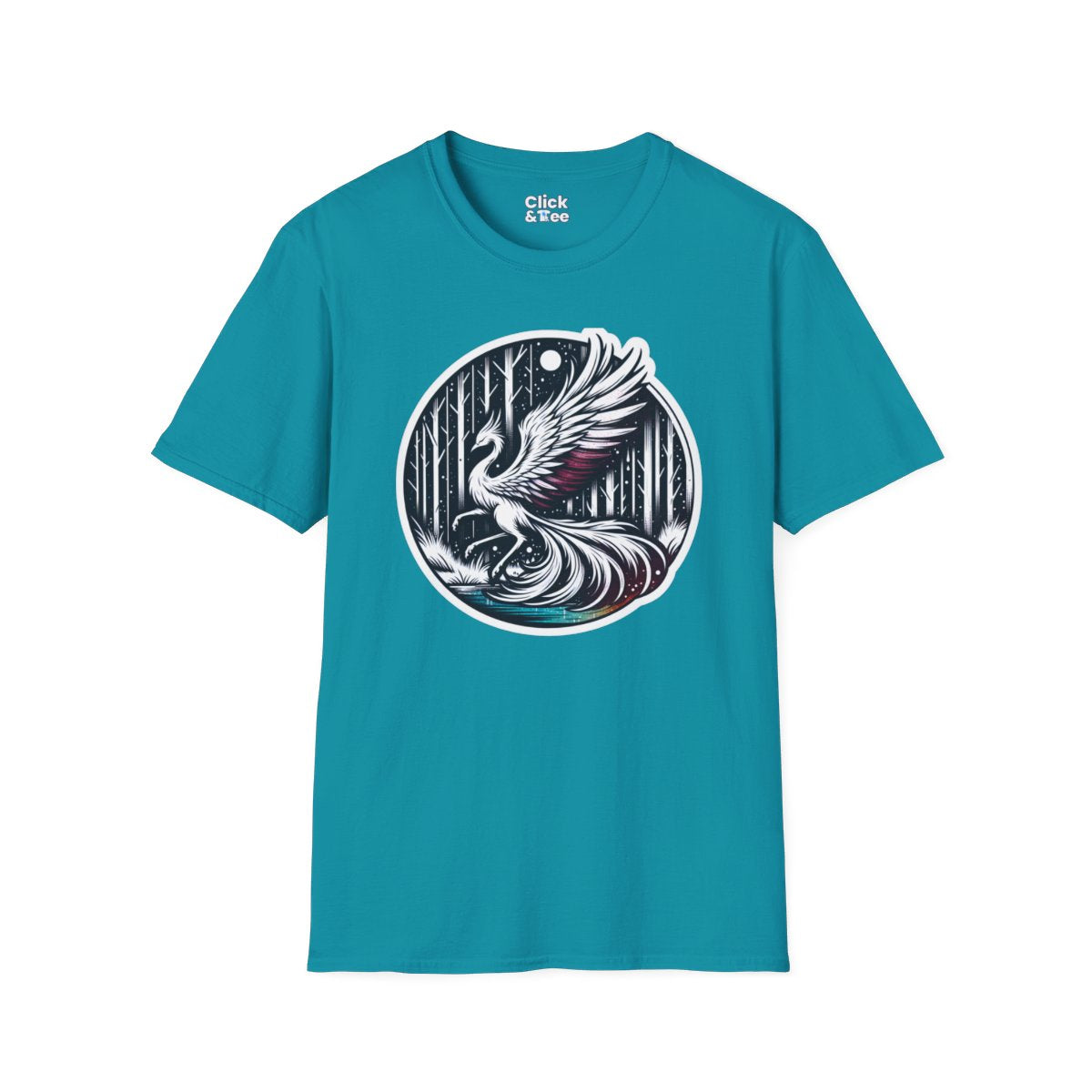Color SplatterPhoenix Unique T-Shirt Image 13