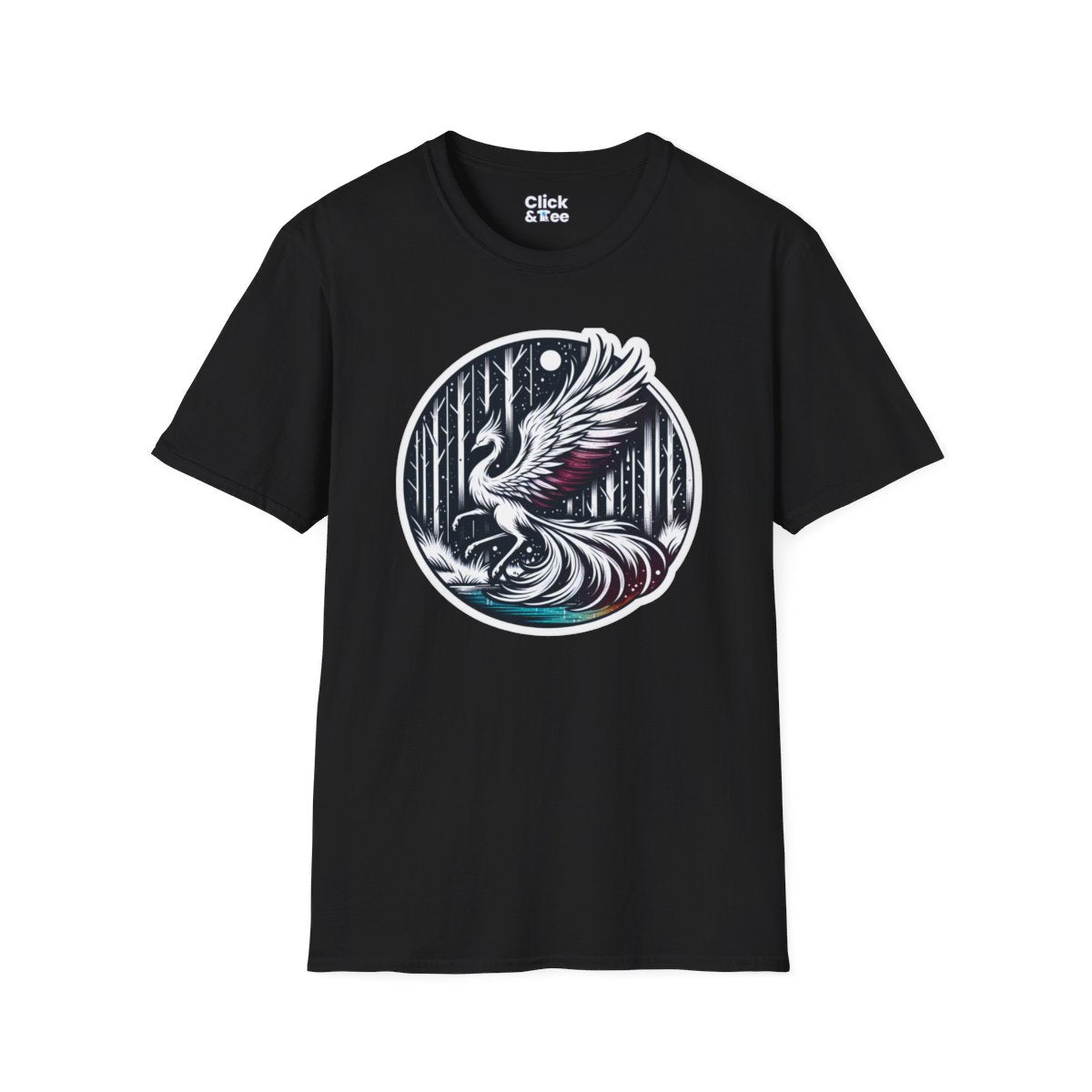 Color SplatterPhoenix Unique T-Shirt Image 3