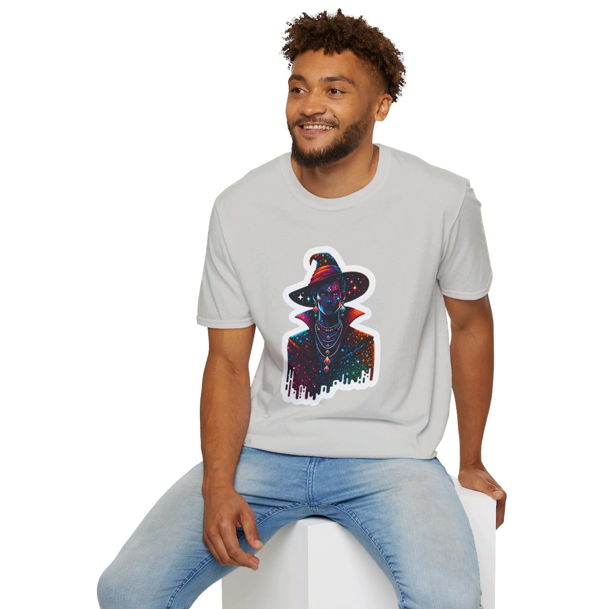 Color SplatterSorcerer's Apprentice Unique T-Shirt Image 7