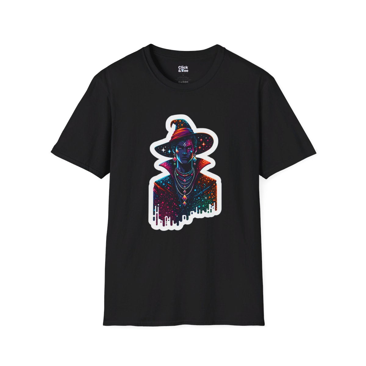 Color SplatterSorcerer's Apprentice Unique T-Shirt Image 3