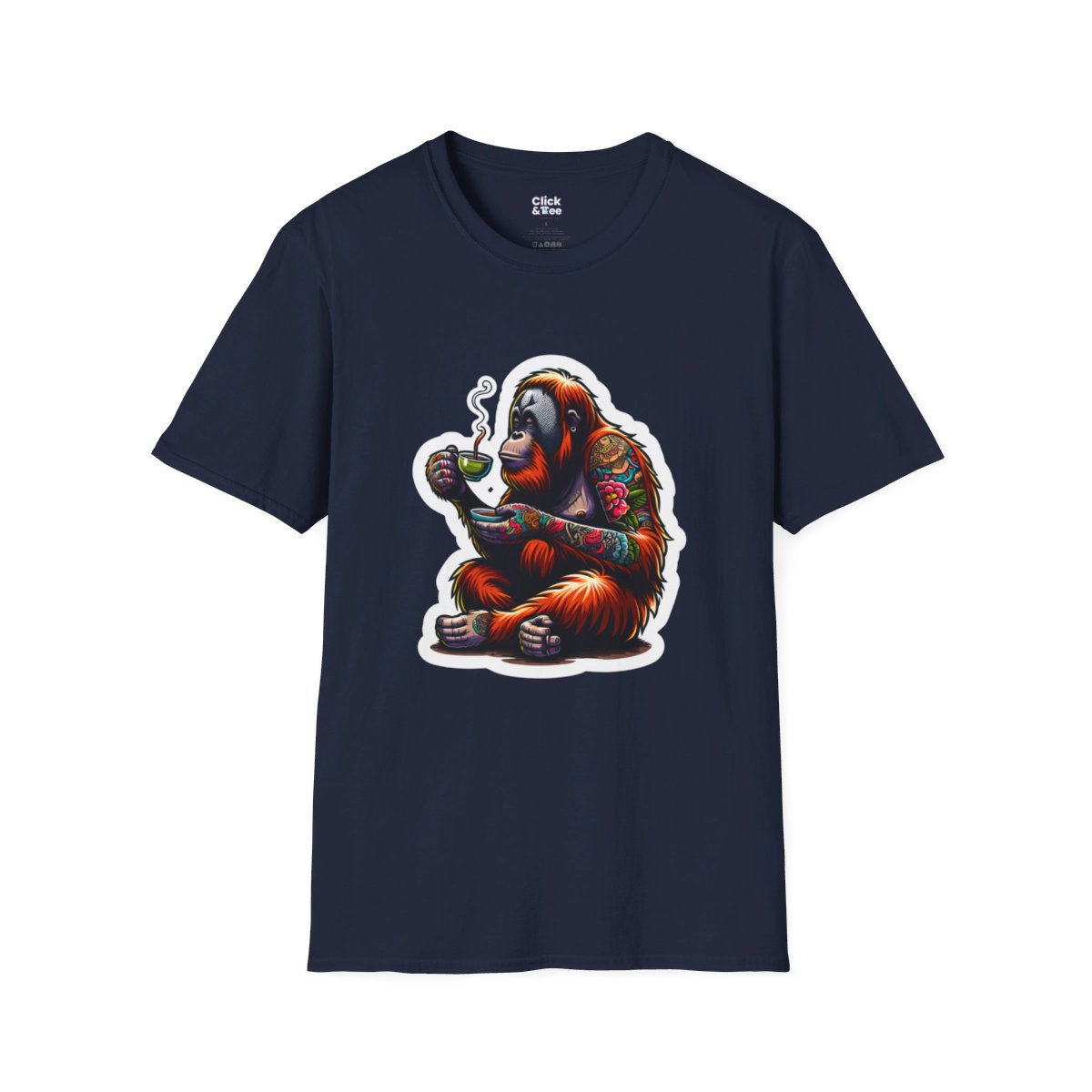 Color SplatterOrangutan Unique T-Shirt Image 18
