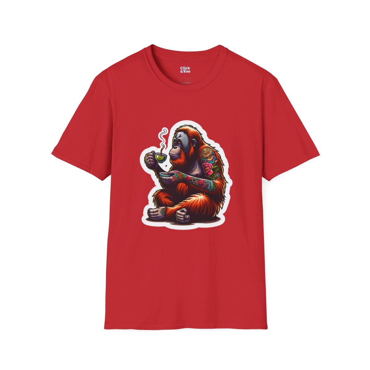 Color SplatterOrangutan Unique T-Shirt Image 20