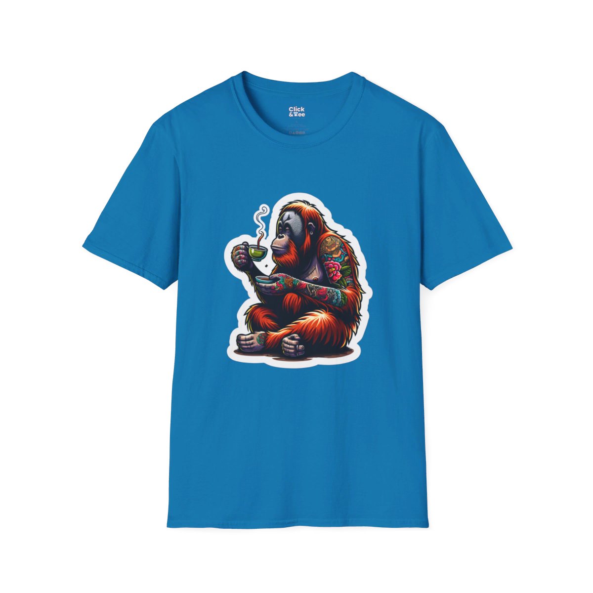 Color SplatterOrangutan Unique T-Shirt Image 15
