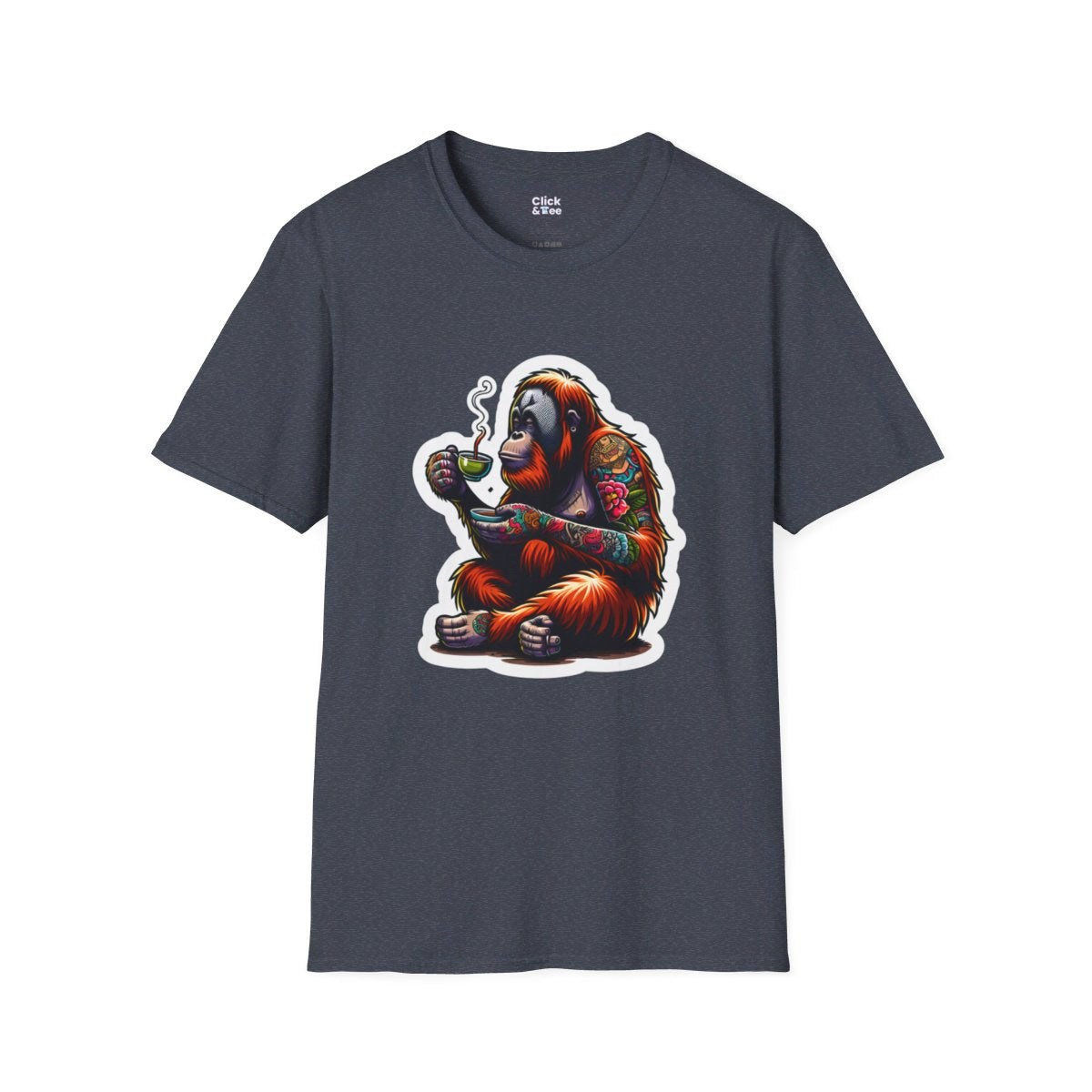 Color SplatterOrangutan Unique T-Shirt Image 19