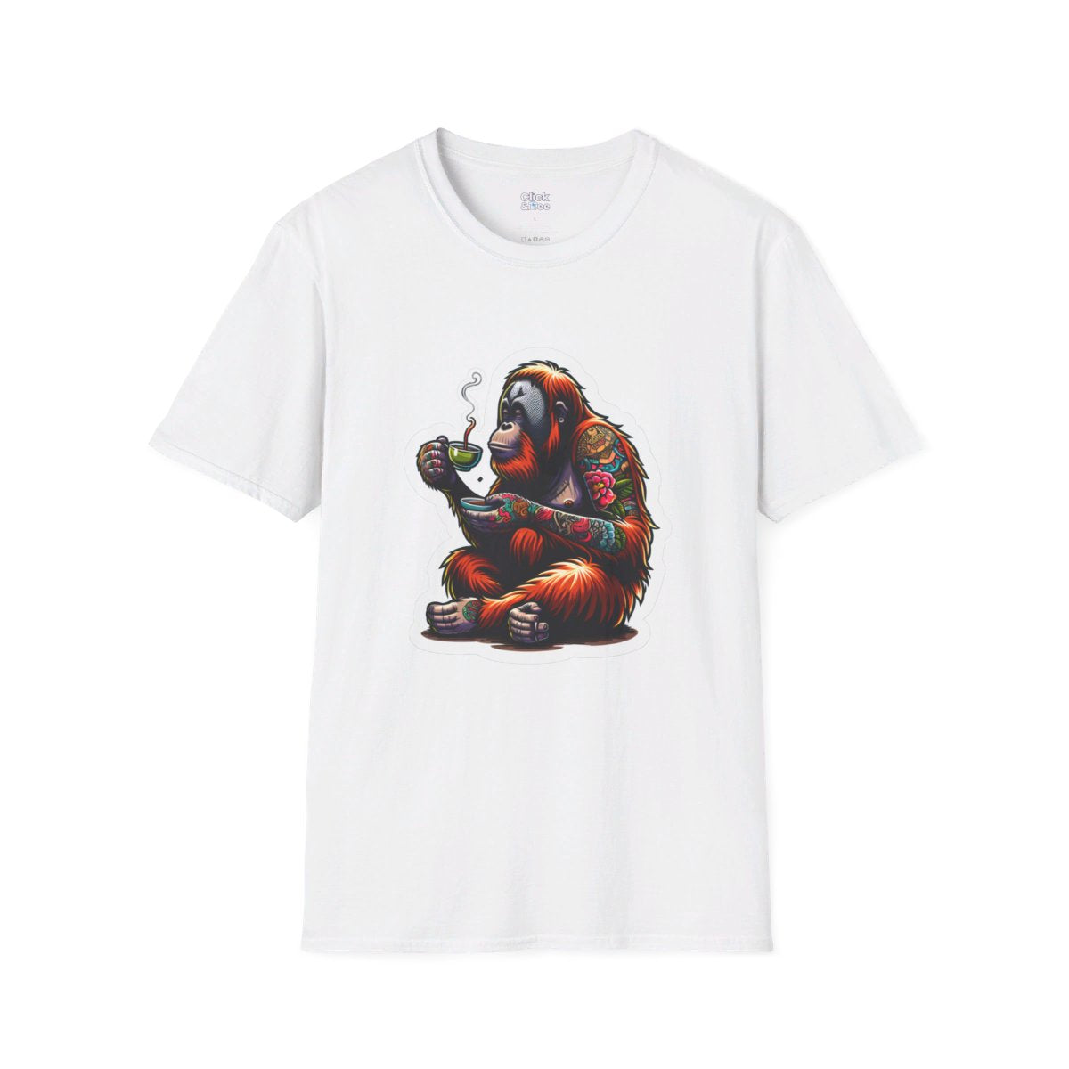 Color SplatterOrangutan Tee Image 6