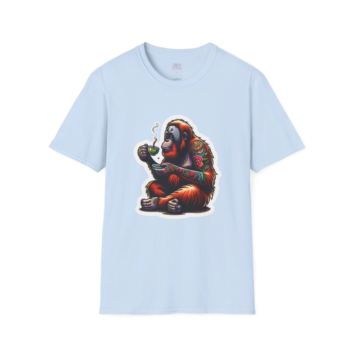 Color SplatterOrangutan Unique T-Shirt Image 14