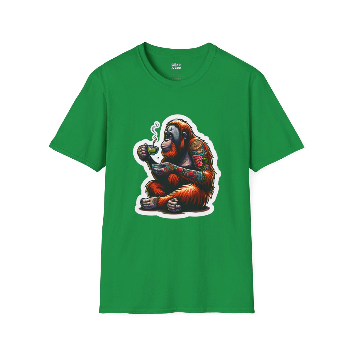 Color SplatterOrangutan Unique T-Shirt Image 12