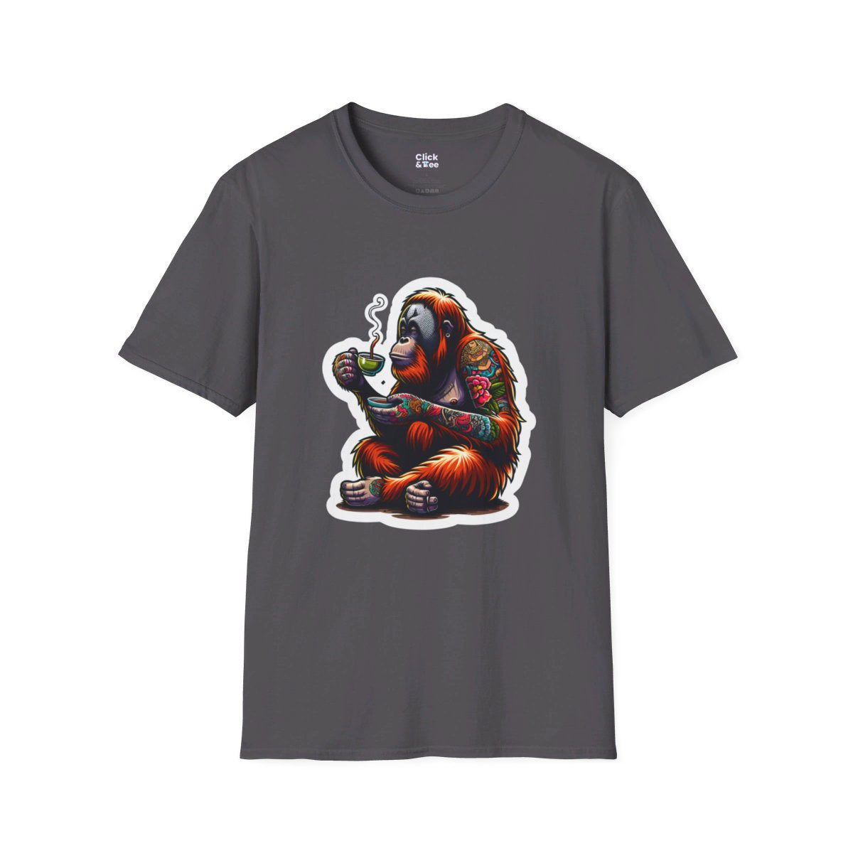 Color SplatterOrangutan Unique T-Shirt Image 16