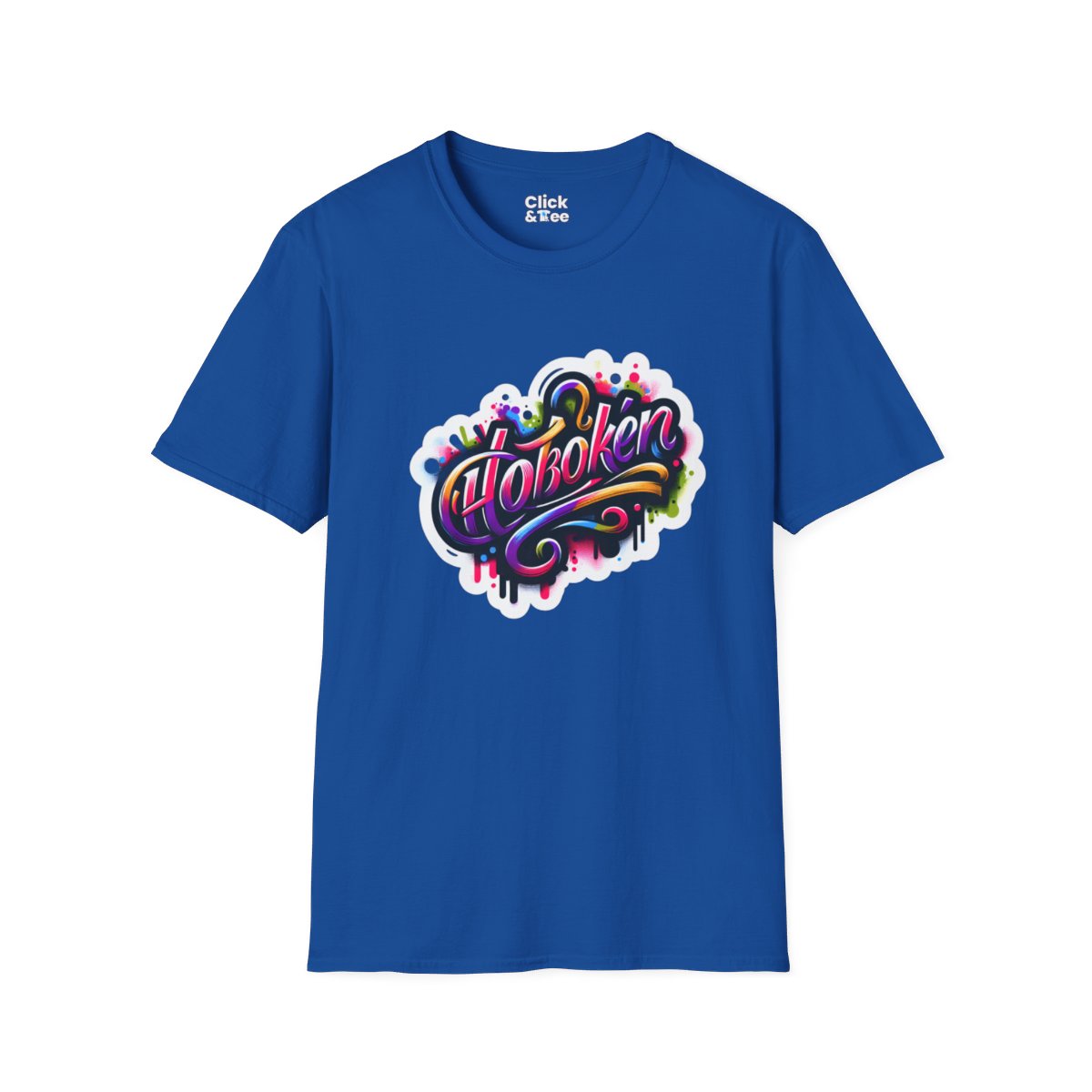 Color SplatterScript Unique T-Shirt Image 17