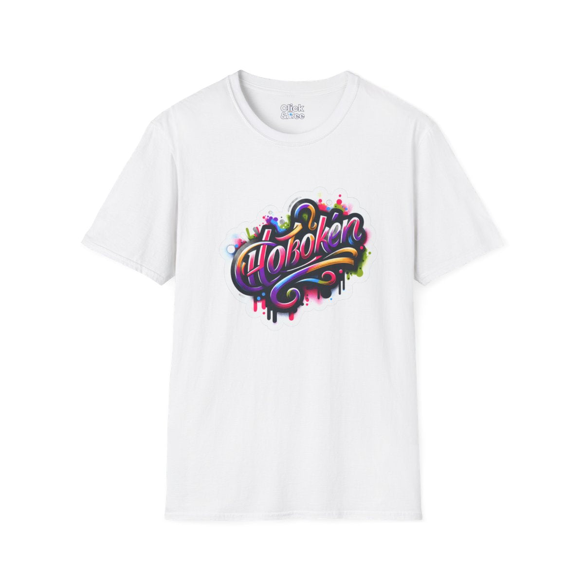 Color SplatterScript Tee Image 6