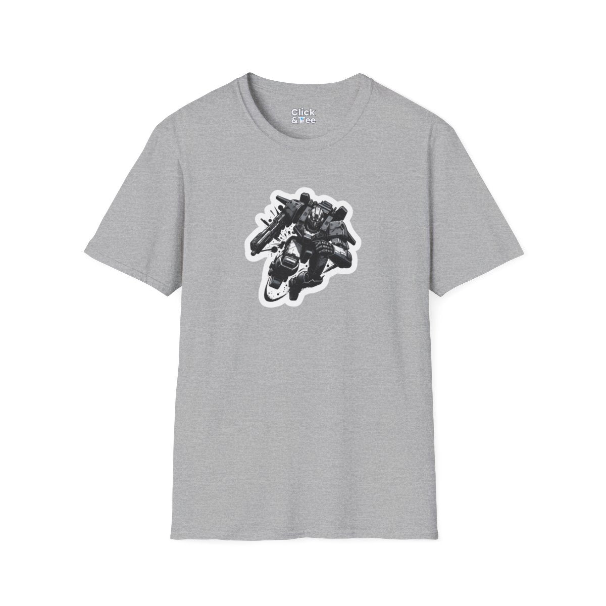 ComicMetal Mech-Warrior Unique T-Shirt Image 8