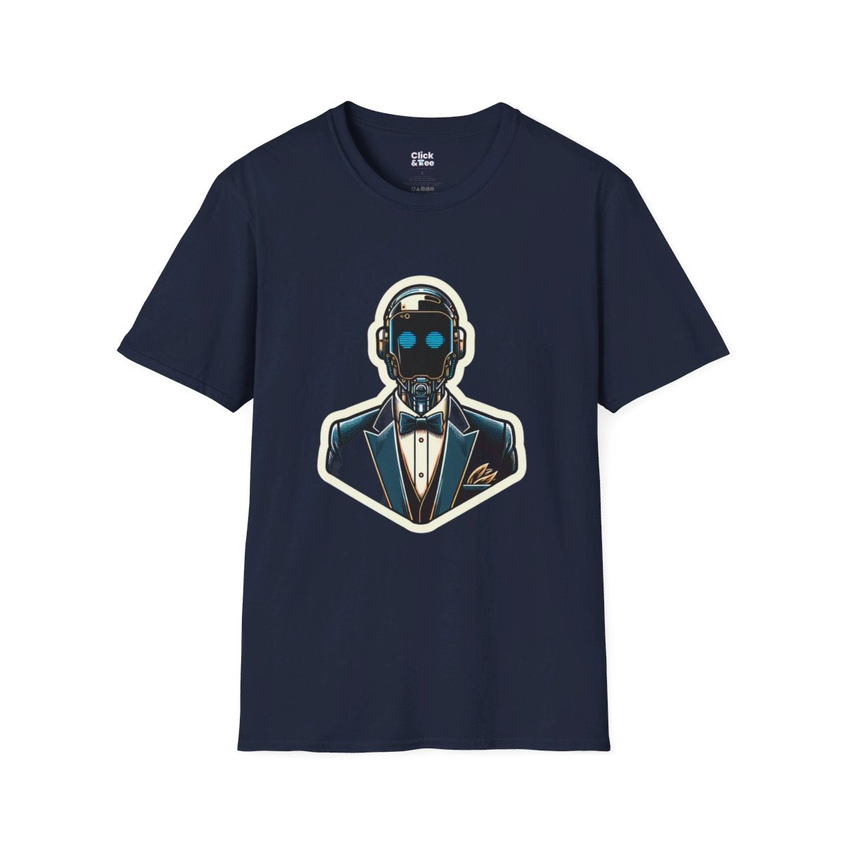 CyberpunkElegant Droid Bartender Unique T-Shirt Image 18