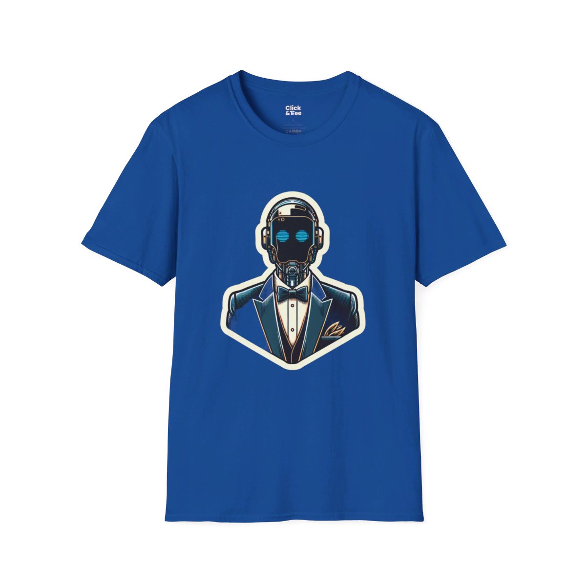 CyberpunkElegant Droid Bartender Unique T-Shirt Image 17