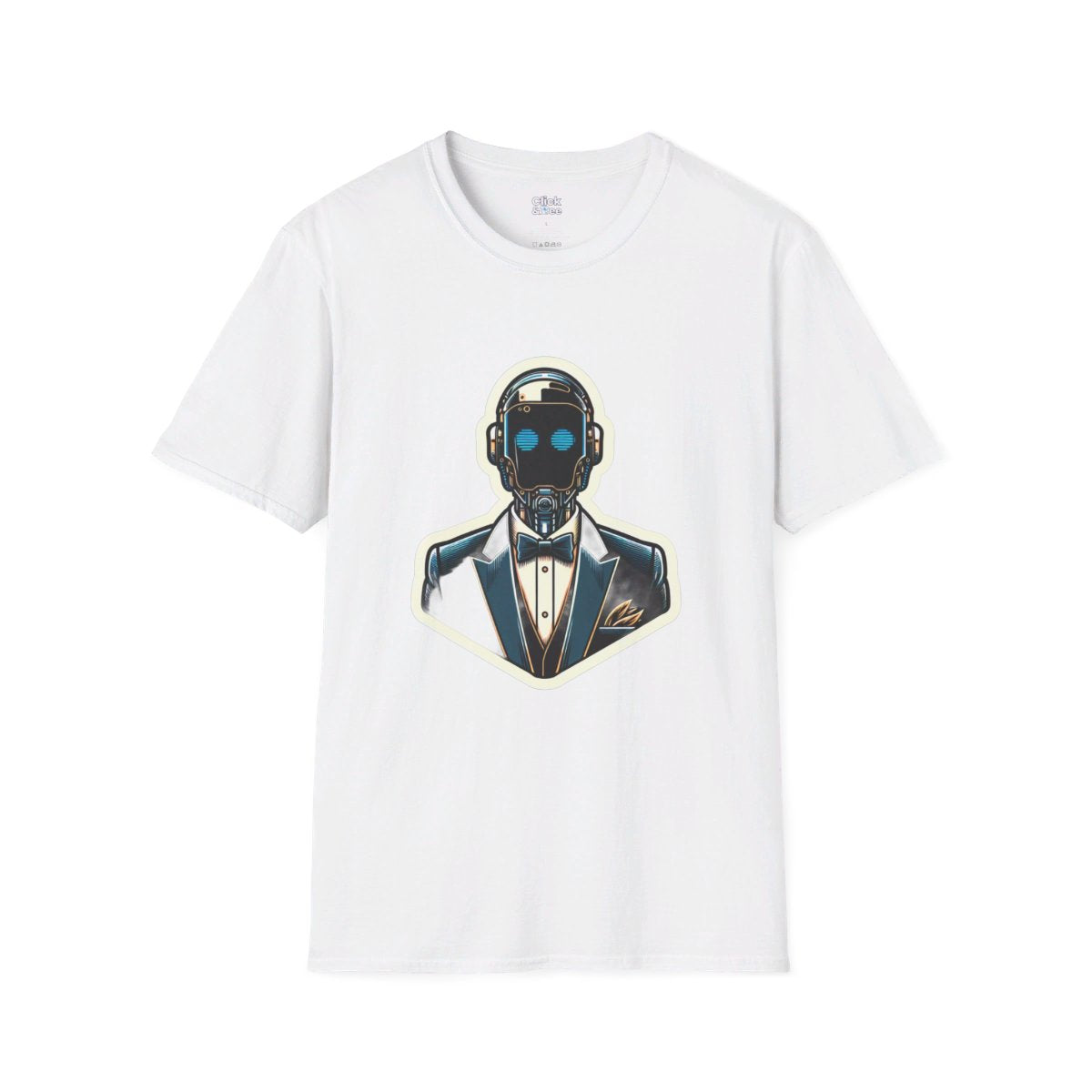 CyberpunkElegant Droid Bartender Tee Image 6