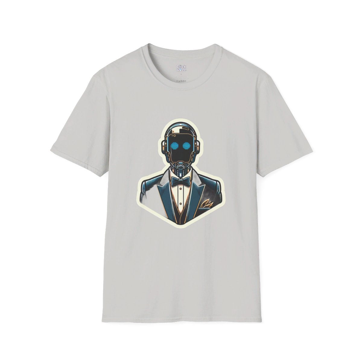 CyberpunkElegant Droid Bartender Unique T-Shirt Image 5