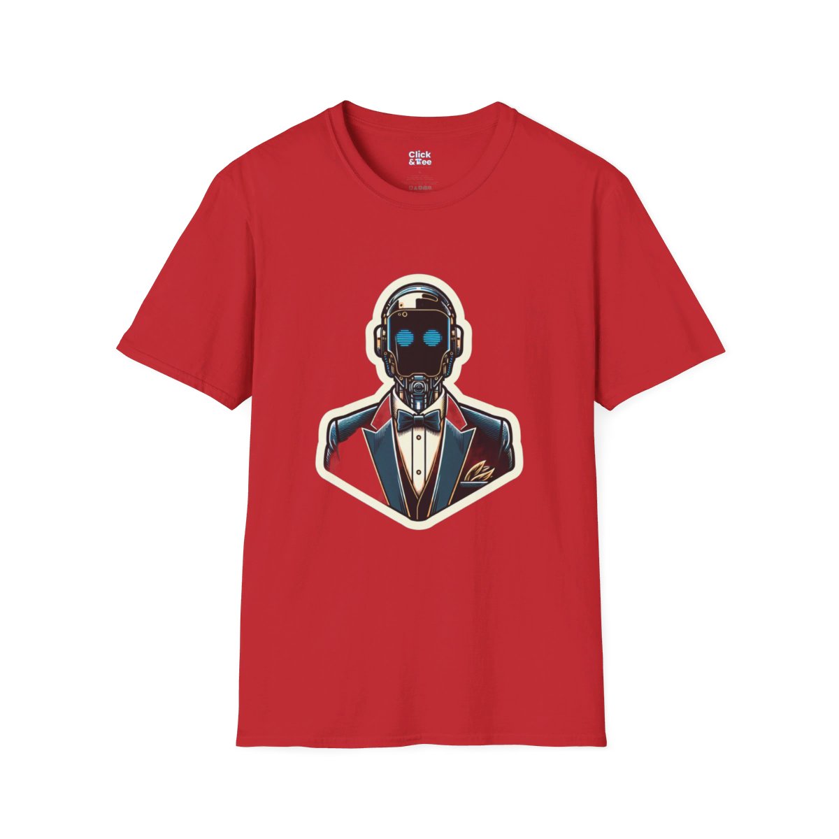 CyberpunkElegant Droid Bartender Unique T-Shirt Image 20