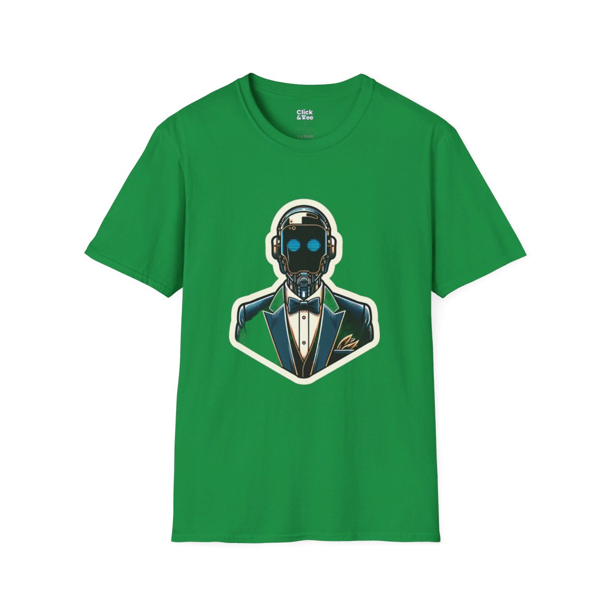 CyberpunkElegant Droid Bartender Unique T-Shirt Image 12