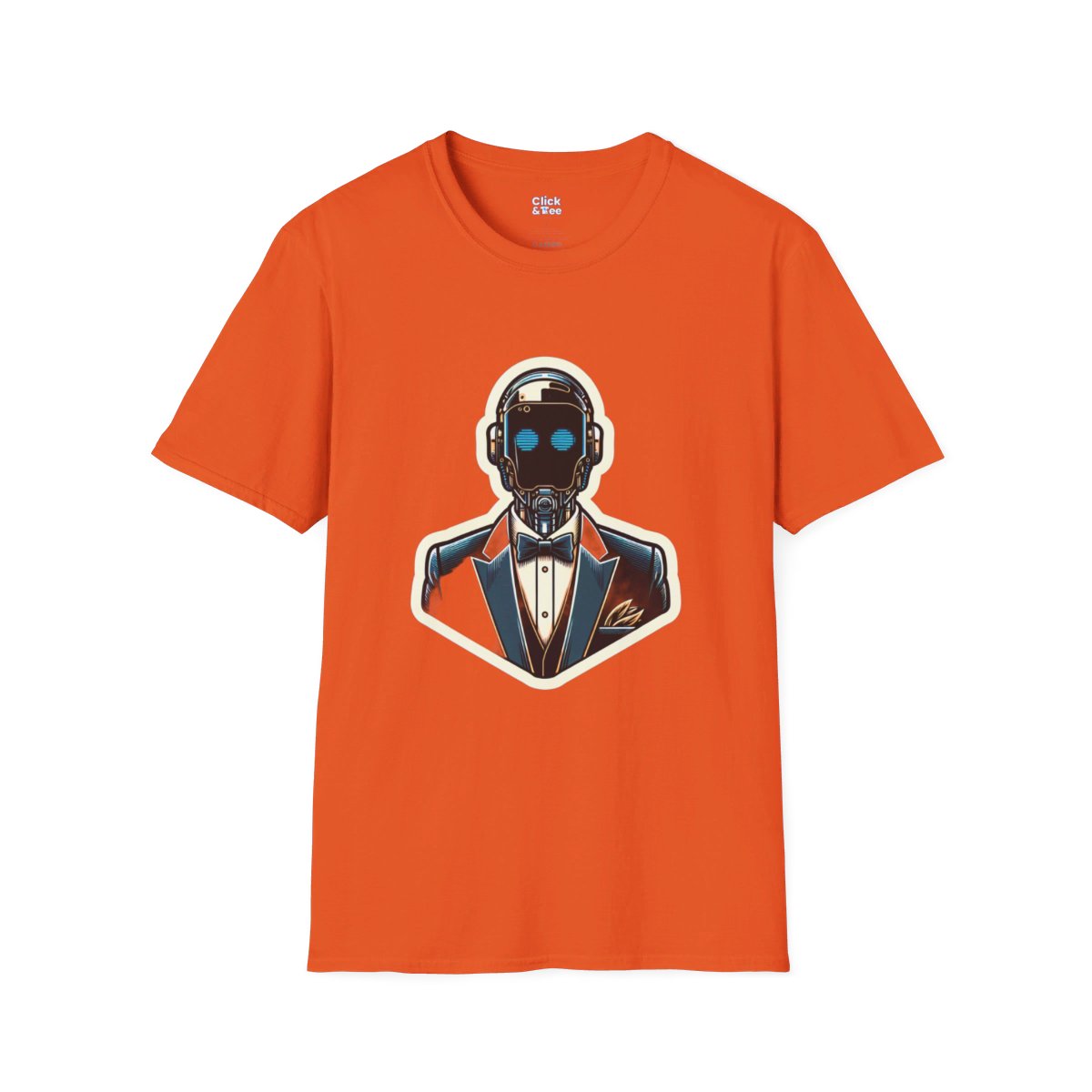 CyberpunkElegant Droid Bartender Unique T-Shirt Image 9