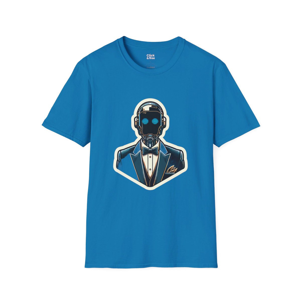 CyberpunkElegant Droid Bartender Unique T-Shirt Image 15