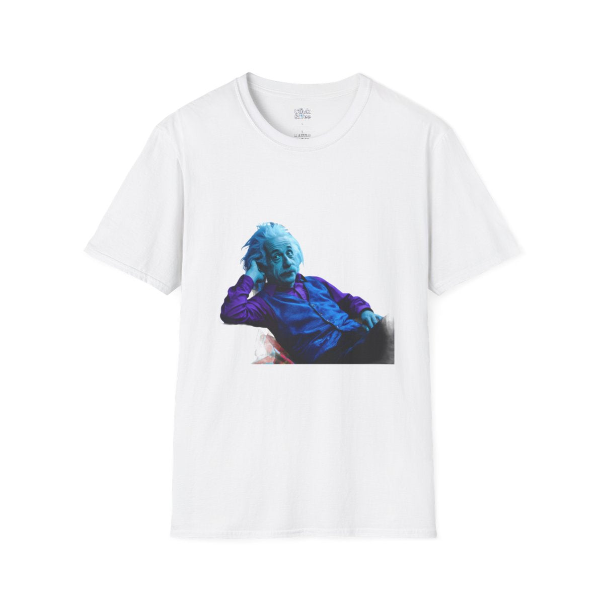 Cyberpunkalbert Einstein Tee Image 6