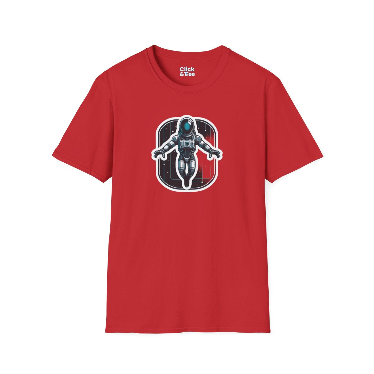 CyberpunkHumanoid AI Astronaut Robot in Space Unique T-Shirt Image 20