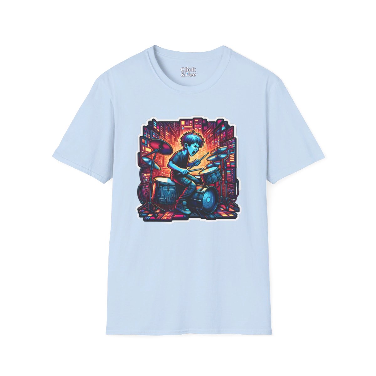 CyberpunkTechno Kid Unique T-Shirt Image 14