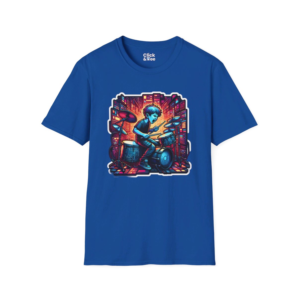 CyberpunkTechno Kid Unique T-Shirt Image 17