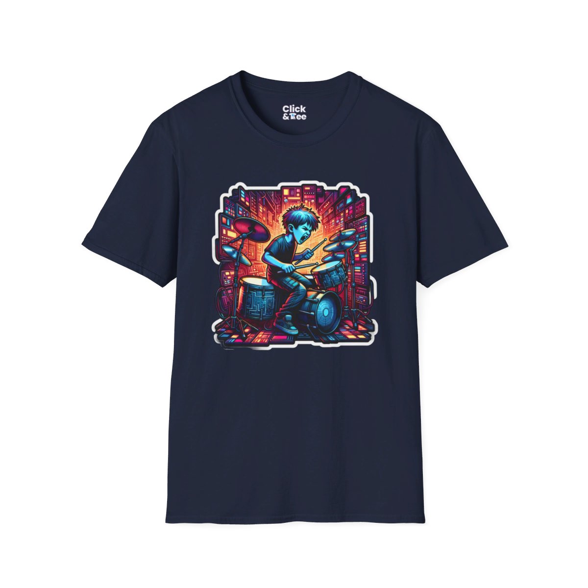 CyberpunkTechno Kid Unique T-Shirt Image 18
