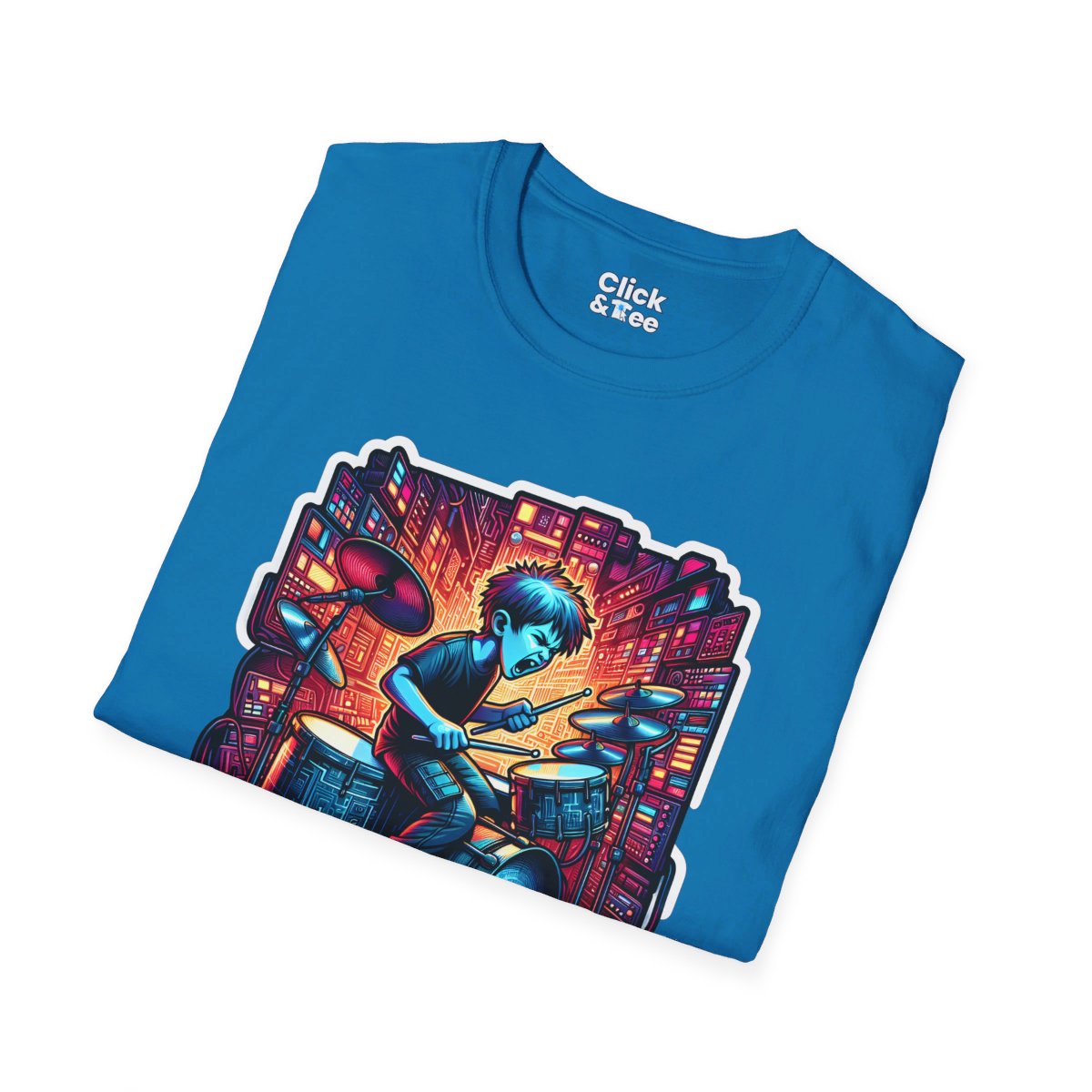 CyberpunkTechno Kid Unique T-Shirt Image 1