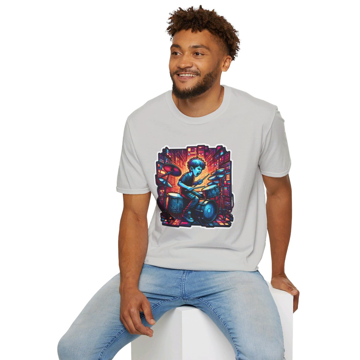 CyberpunkTechno Kid Unique T-Shirt Image 7