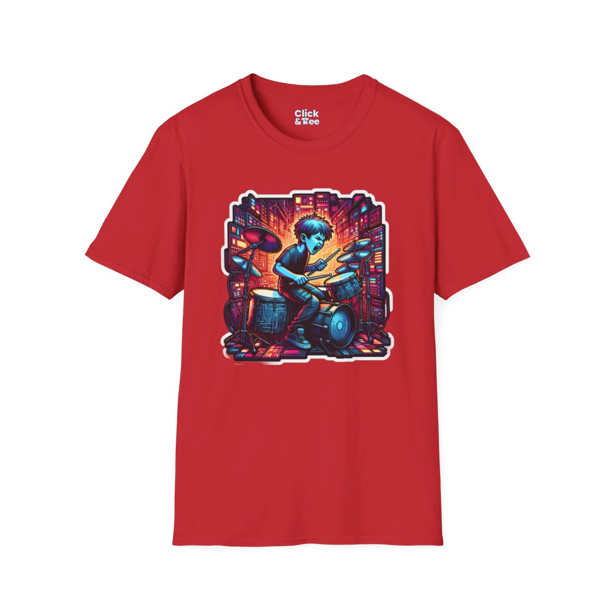 CyberpunkTechno Kid Unique T-Shirt Image 20