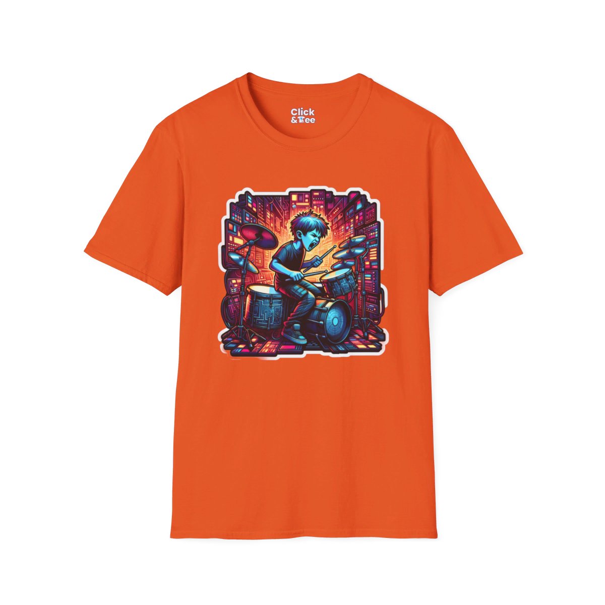 CyberpunkTechno Kid Unique T-Shirt Image 9