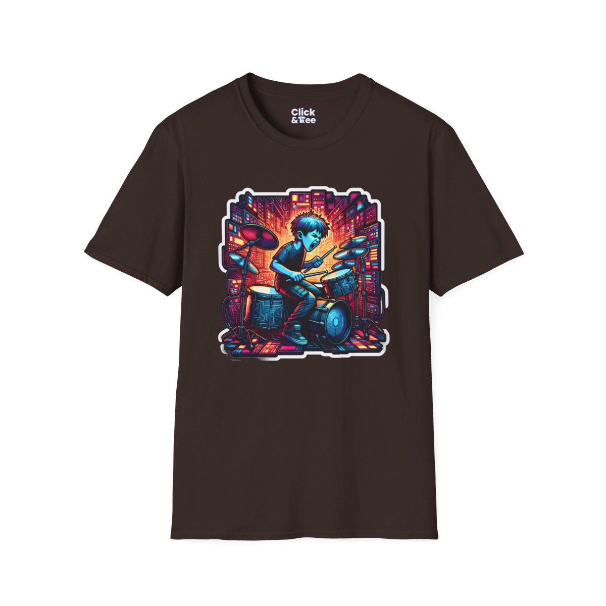 CyberpunkTechno Kid Unique T-Shirt Image 10