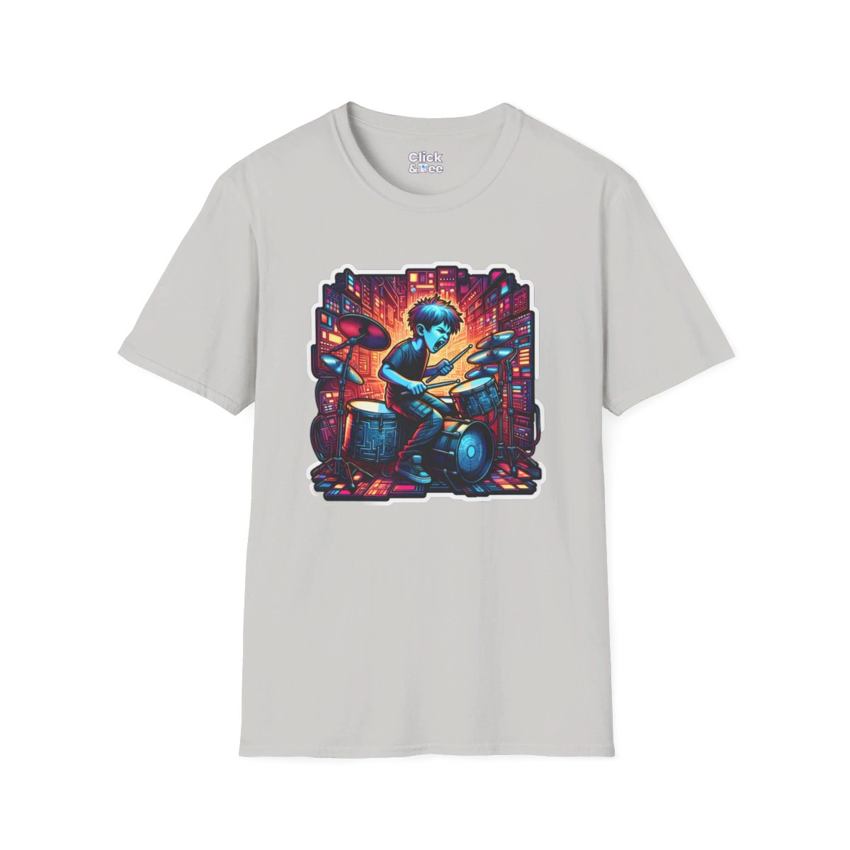 CyberpunkTechno Kid Unique T-Shirt Image 5