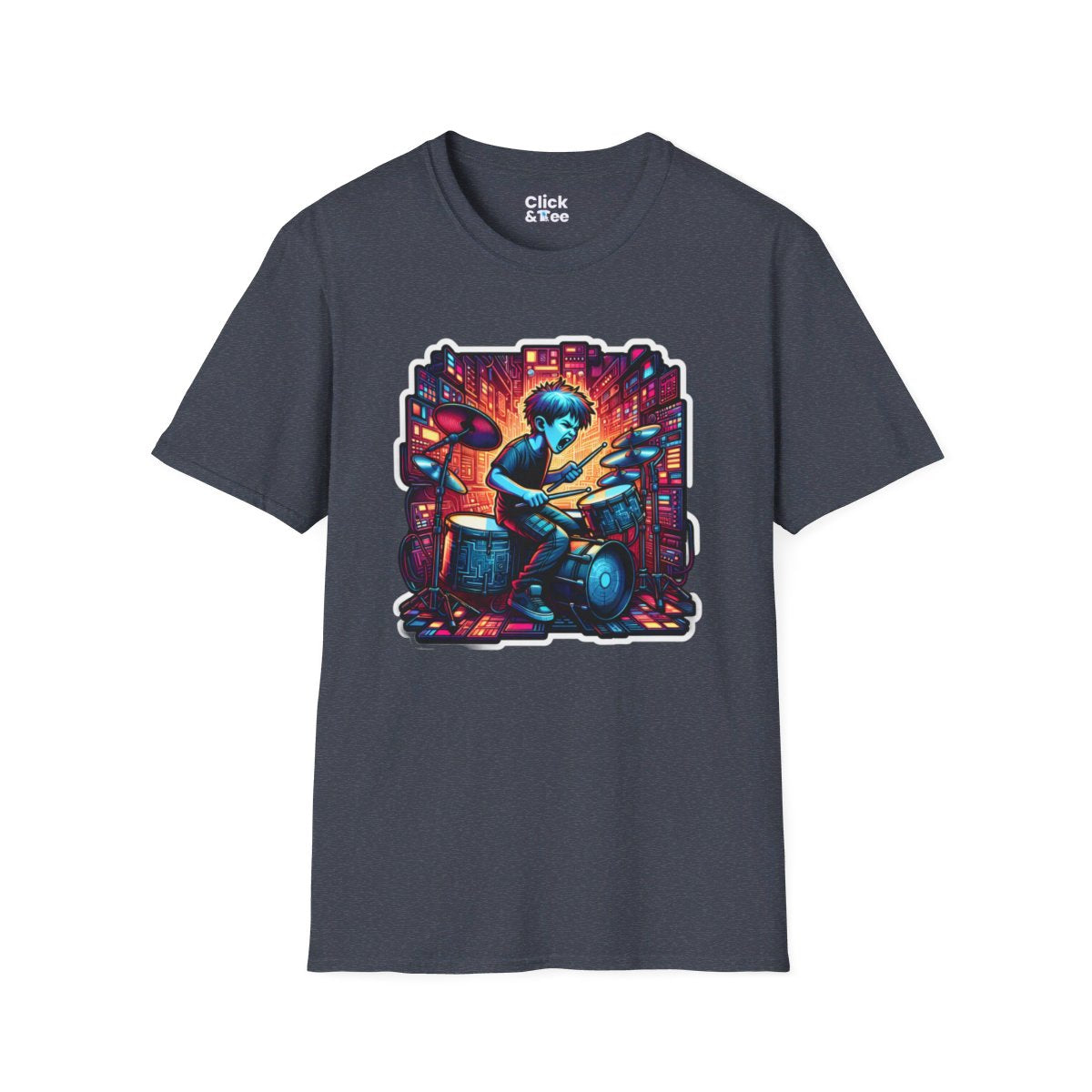 CyberpunkTechno Kid Unique T-Shirt Image 19