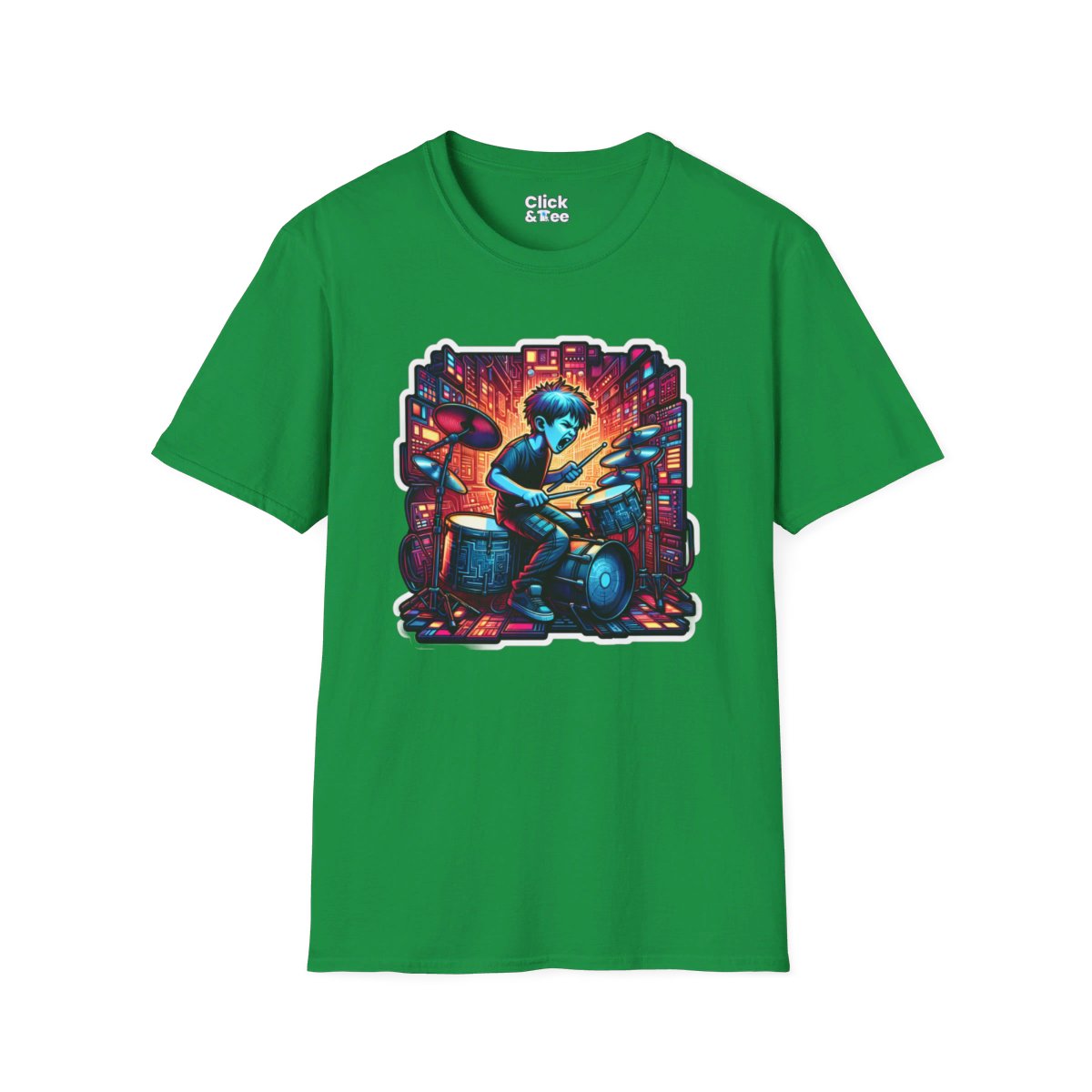 CyberpunkTechno Kid Unique T-Shirt Image 12