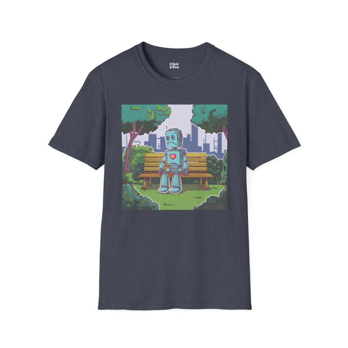 CyberpunkSad Robot Unique T-Shirt Image 19