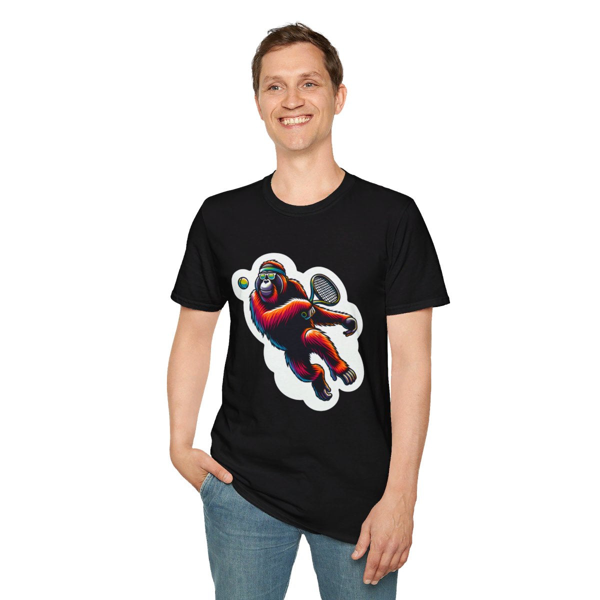 Digital ArtOrangutan Unique T-Shirt Image 4