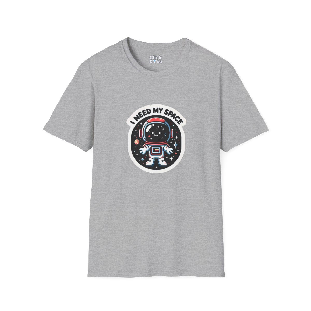 Digital ArtRetro Astronaut Unique T-Shirt Image 2