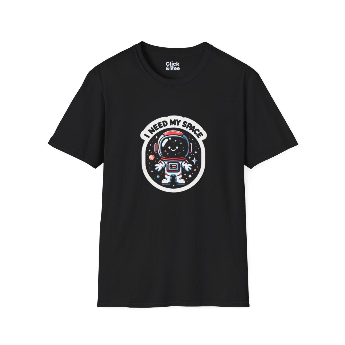Digital ArtRetro Astronaut Unique T-Shirt Image 3