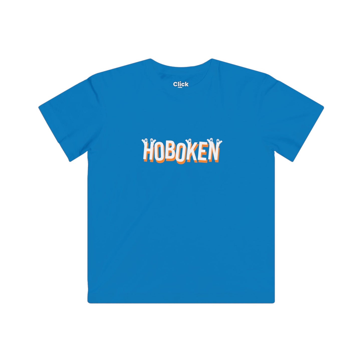 Kids Graphic Art T-Shirt - Spooky Letter Art Flying - Graphic Art Style T-Shirt - 01