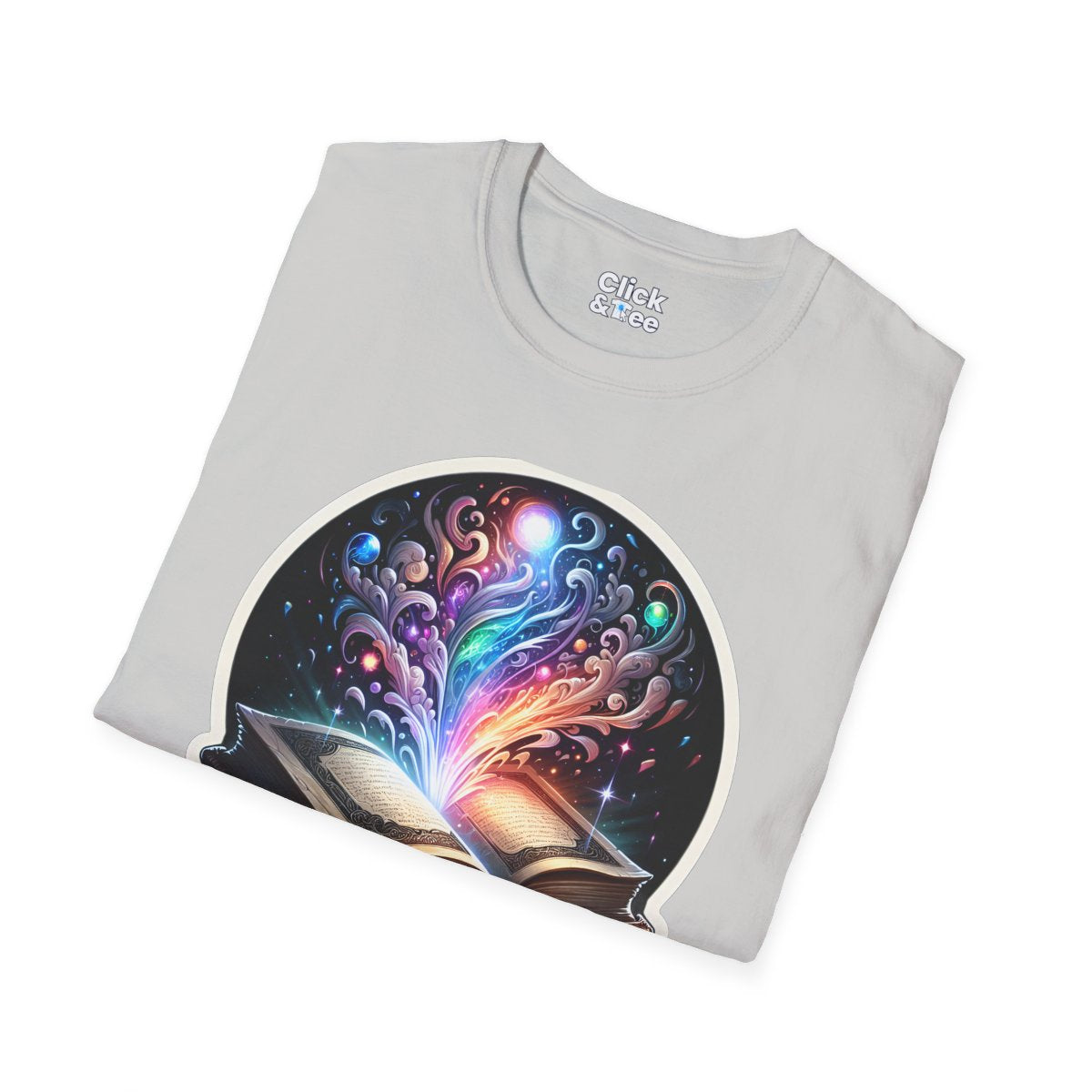 FantasyFabled Storybook Novel Unique T-Shirt Image 1