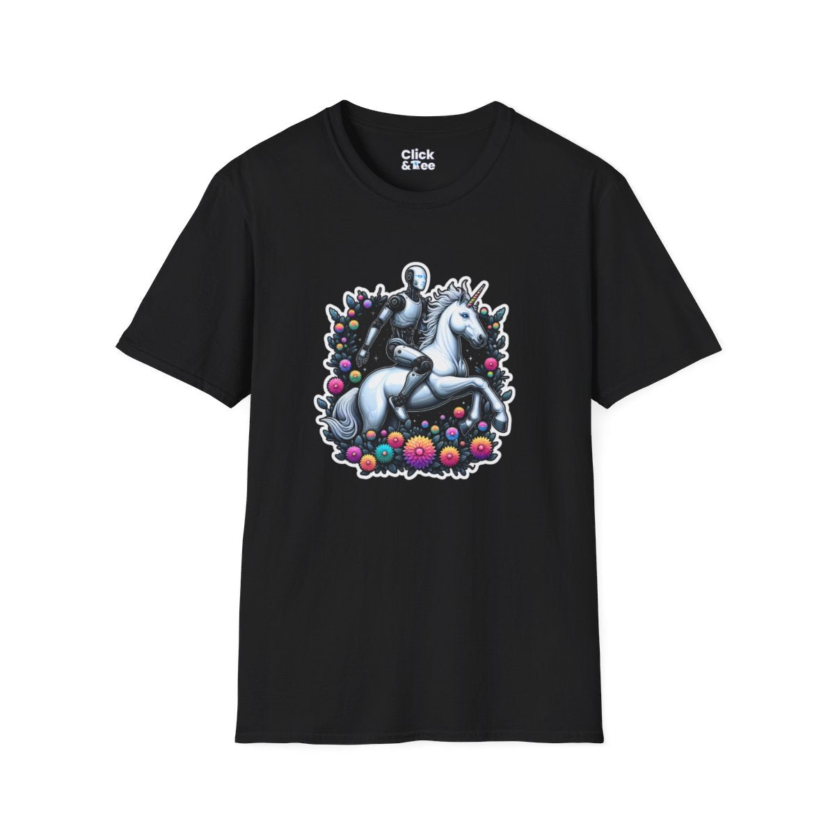 FantasyAI Robot Unique T-Shirt Image 3