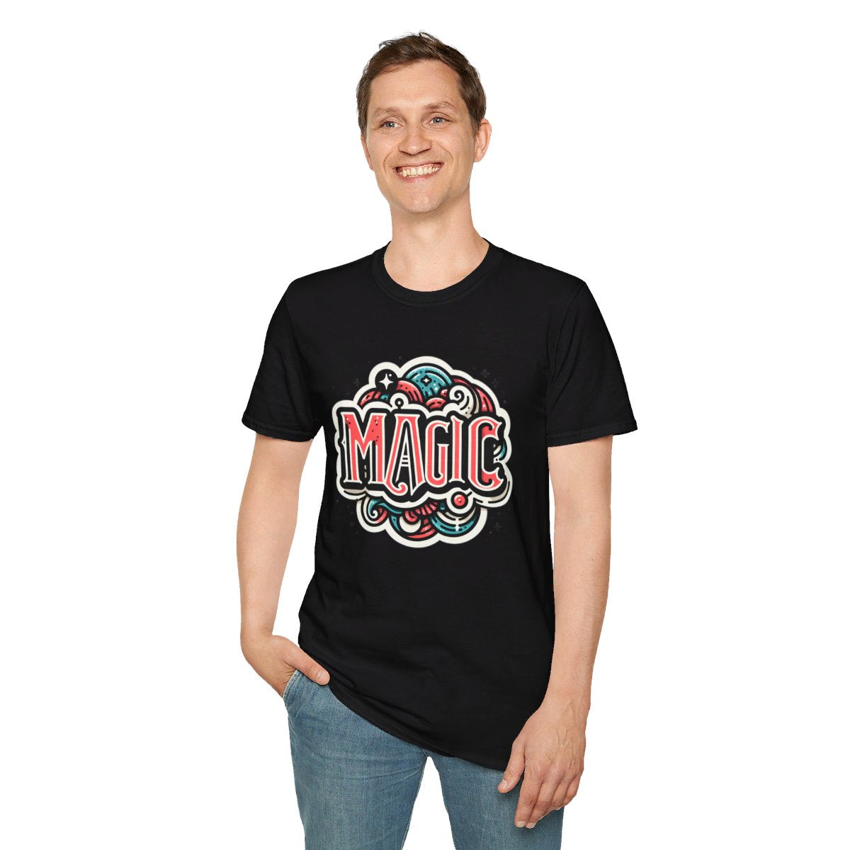 FantasyMagic Bubble Letters Unique T-Shirt Image 4