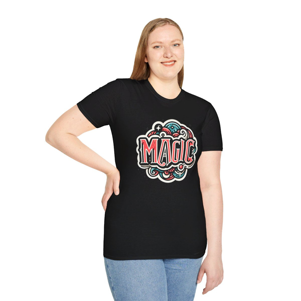 FantasyMagic Bubble Letters Unique T-Shirt Image 8