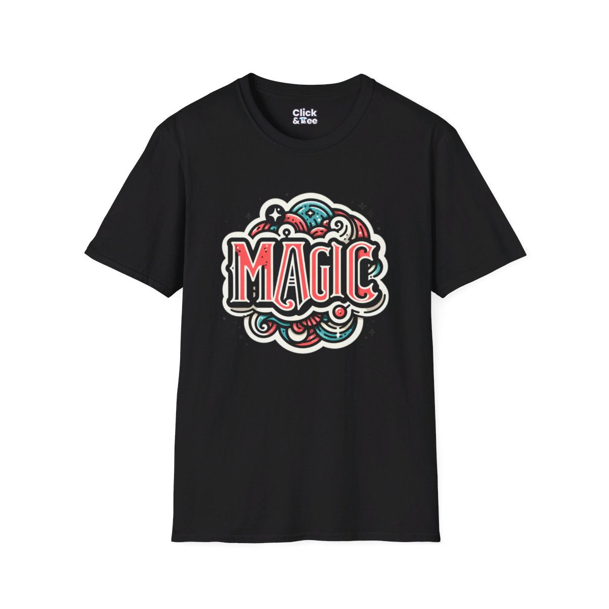 FantasyMagic Bubble Letters Unique T-Shirt Image 3