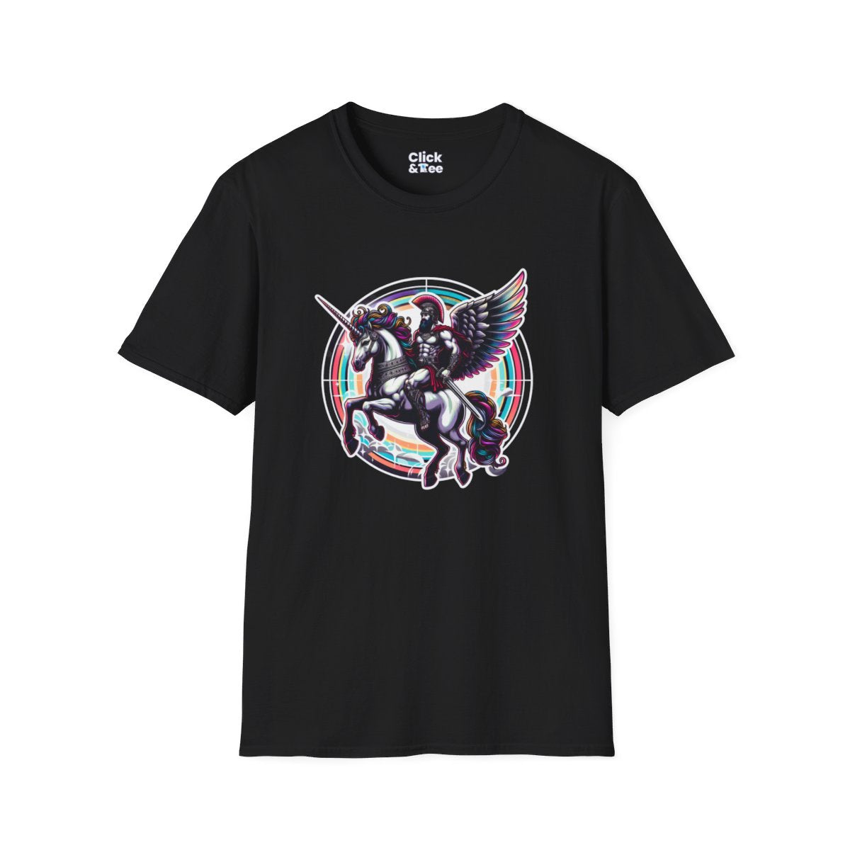 FuturisticGladiator Unique T-Shirt Image 3