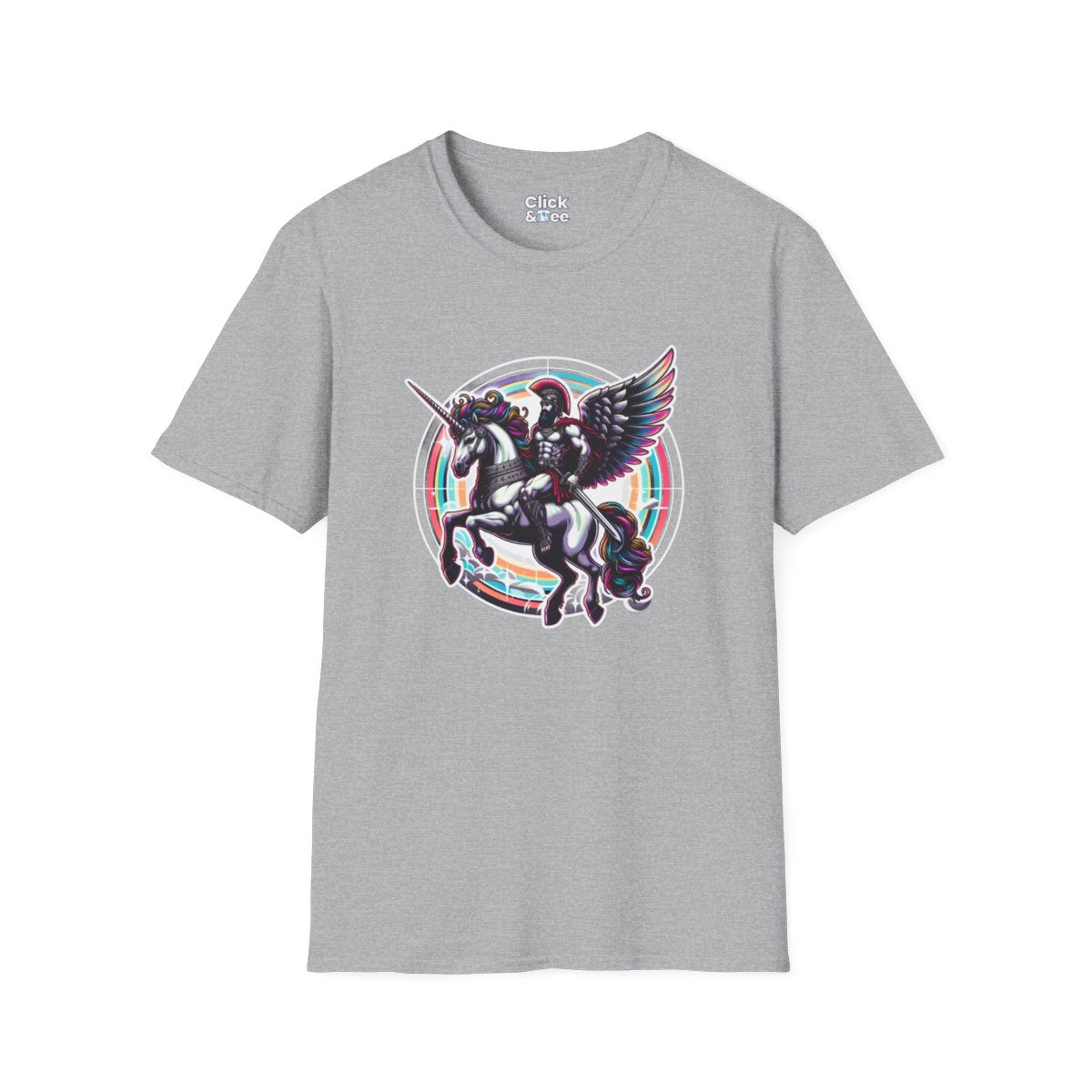 FuturisticGladiator Unique T-Shirt Image 2