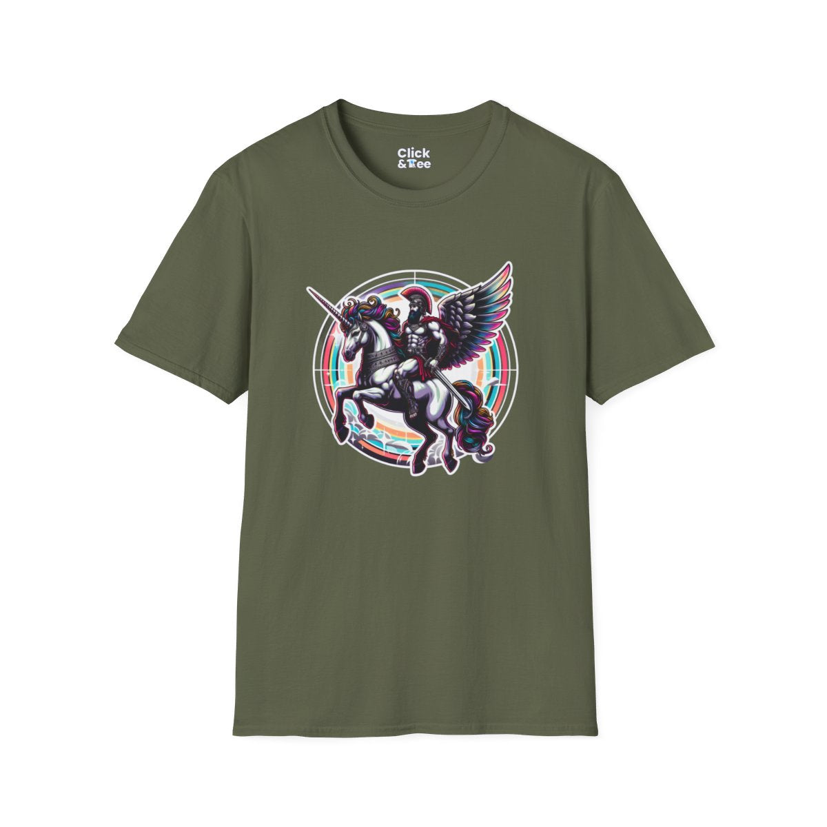 FuturisticGladiator Unique T-Shirt Image 11